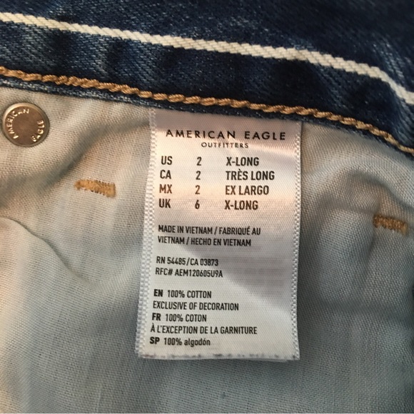 American Eagle White striped jeans - Picture 8 of 11